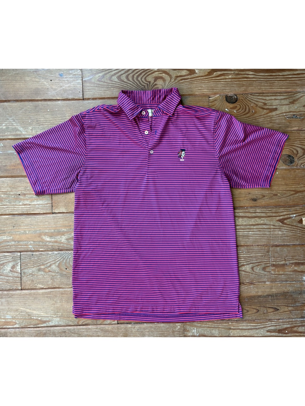 Donald Ross Illinois Fighting Illini 1903 Golf Polo Shirt Men’s M